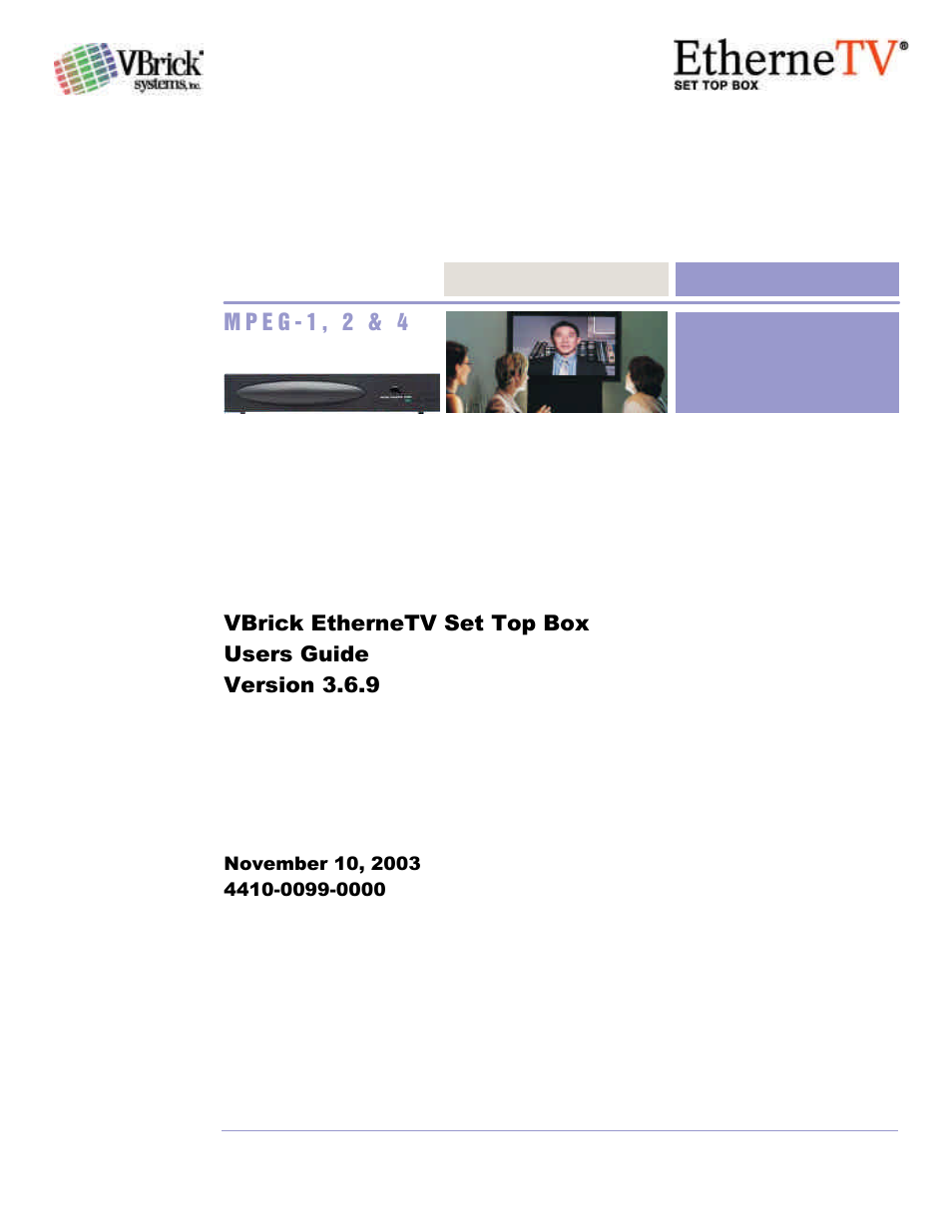 Beaumont Products MPEG - 4 User Manual | 30 pages
