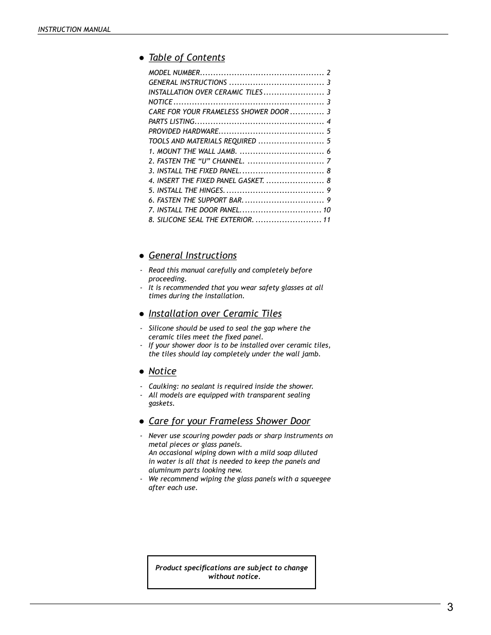 Alumax L-RTSZ24 User Manual | Page 3 / 12