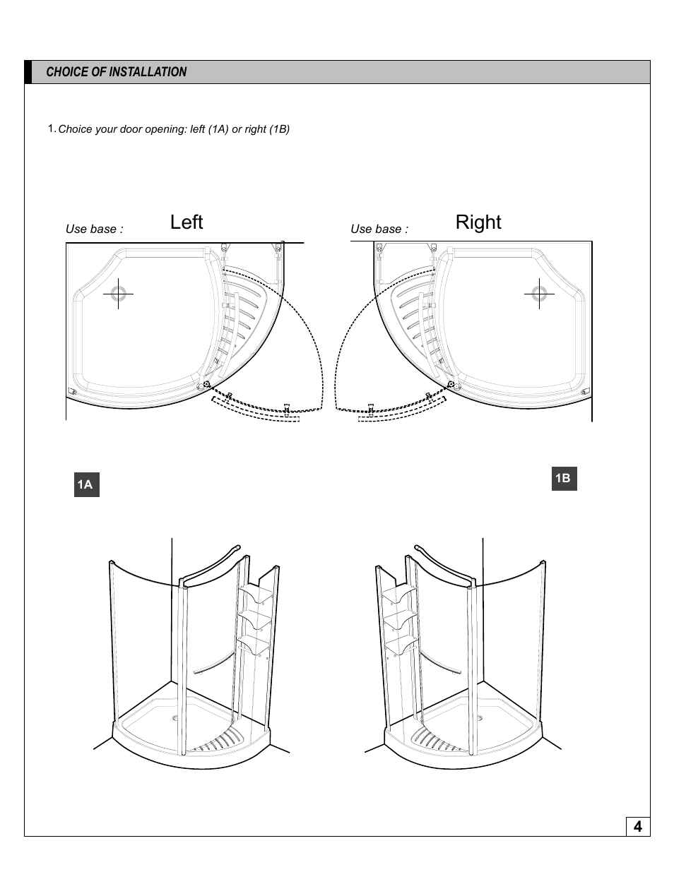 Left, Right | Alumax K-HSZ User Manual | Page 4 / 16