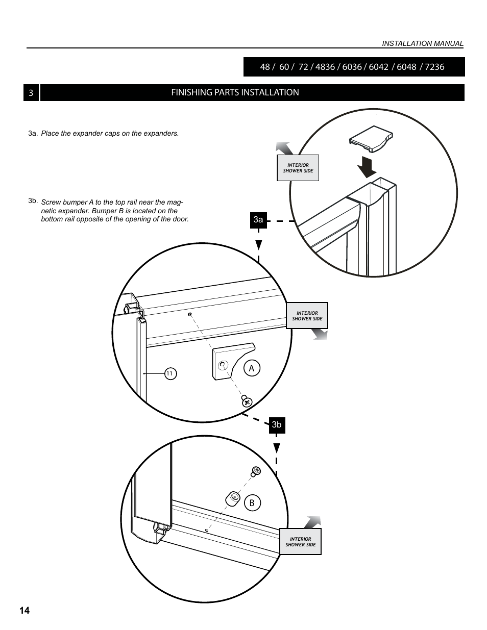 314 finishing parts installation | Alumax K-K93Z User Manual | Page 14 / 19