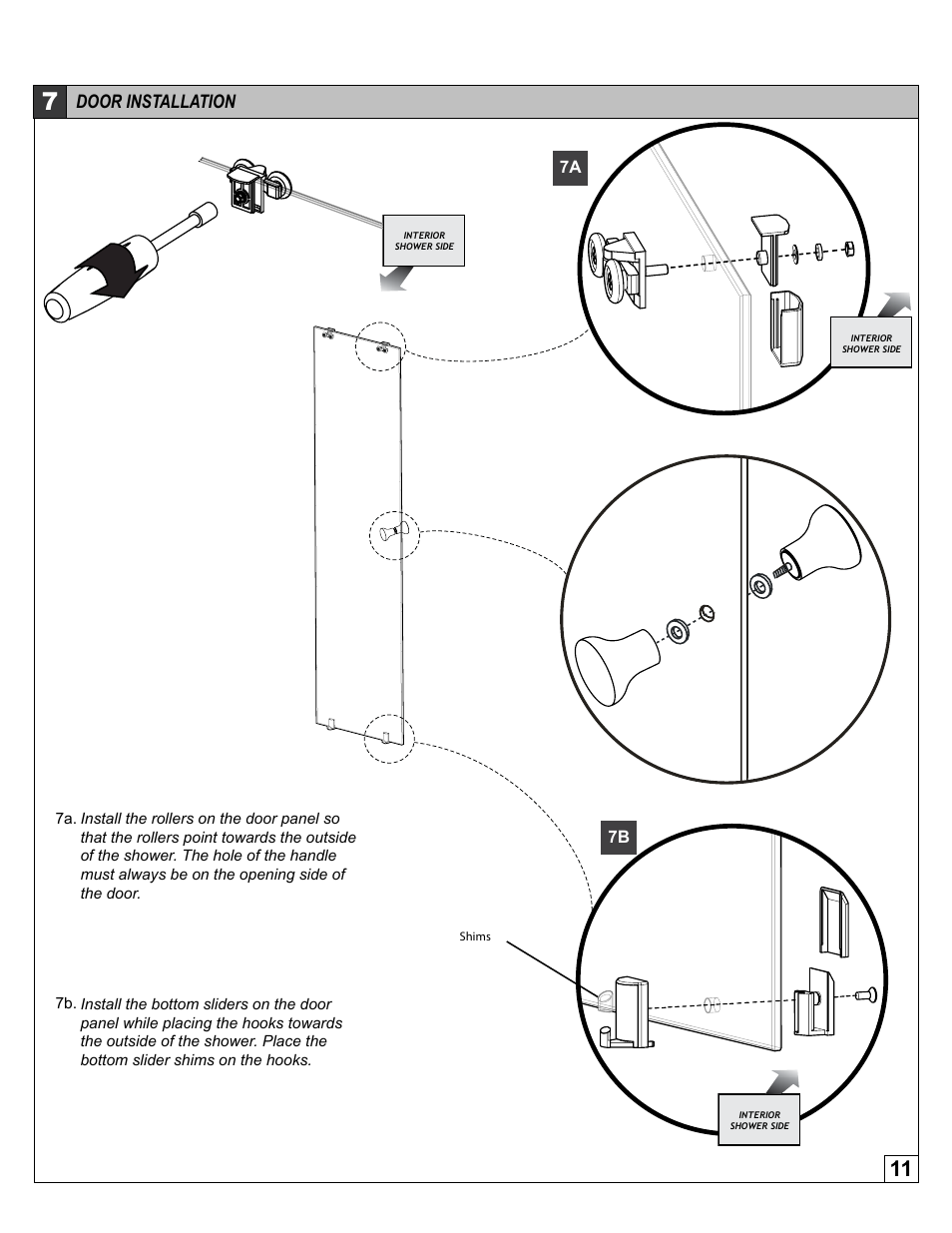 Door installation | Alumax K-KC4Z User Manual | Page 11 / 15