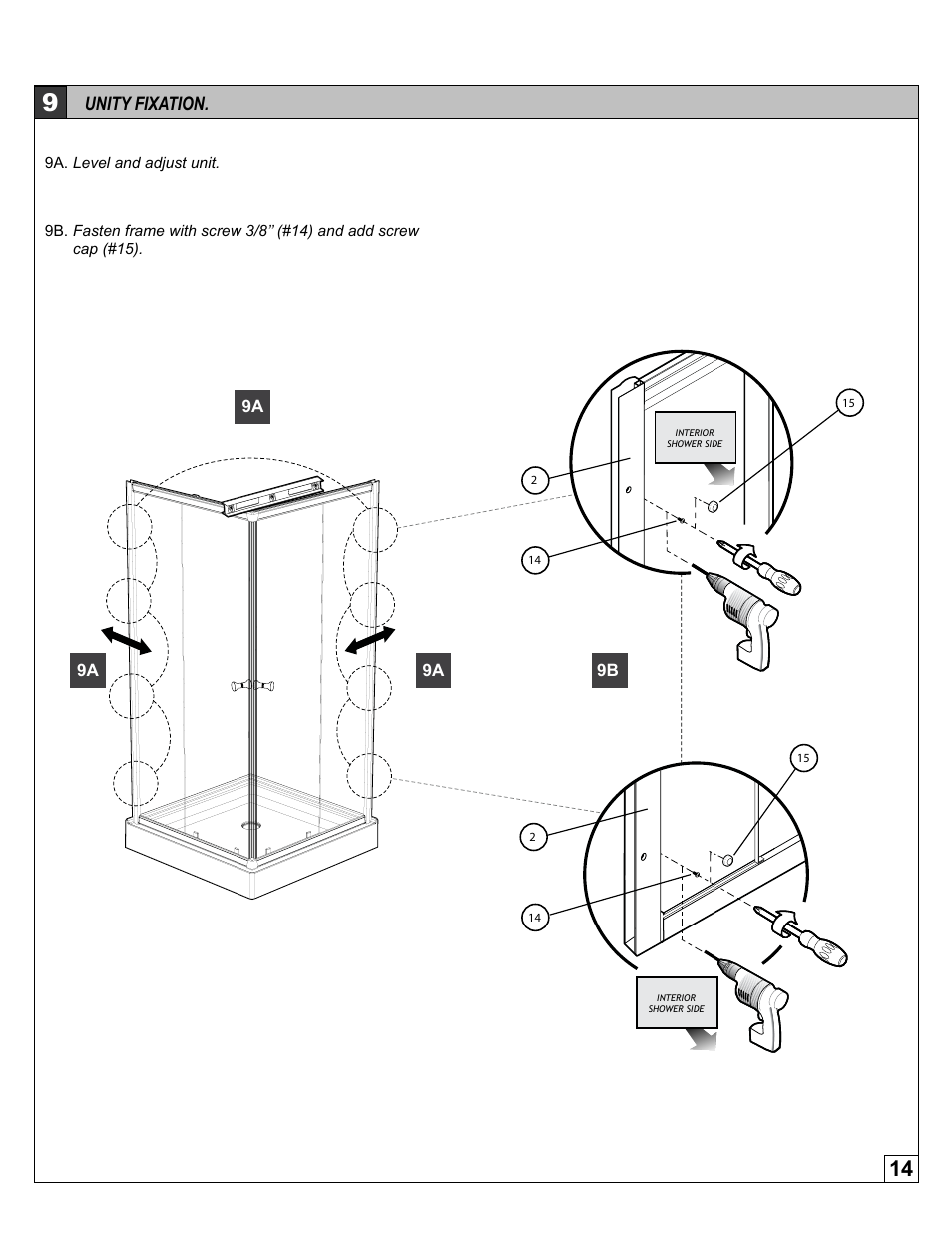 Unity fixation | Alumax K-KC4Z User Manual | Page 14 / 15
