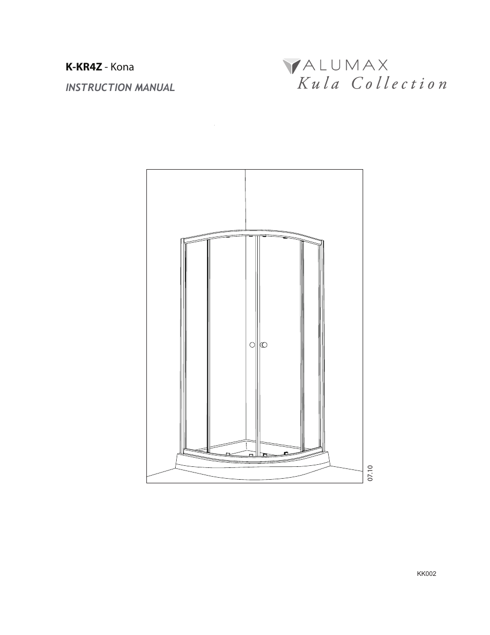 Alumax K-KR4Z User Manual | 16 pages