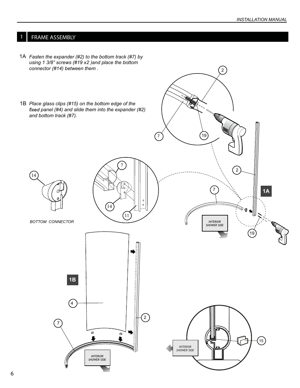 1frame assembly | Alumax K-NA2Z-36 User Manual | Page 6 / 15