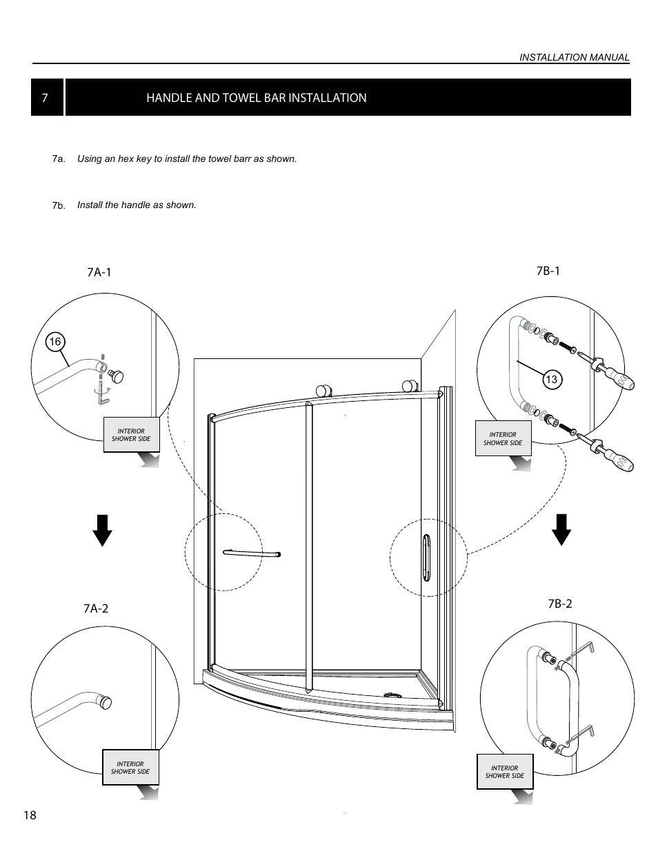 7handle and towel bar installation 18 | Alumax K-NC91Z User Manual | Page 18 / 21