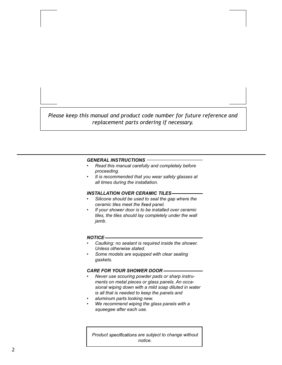 Alumax K-NC91Z User Manual | Page 2 / 21