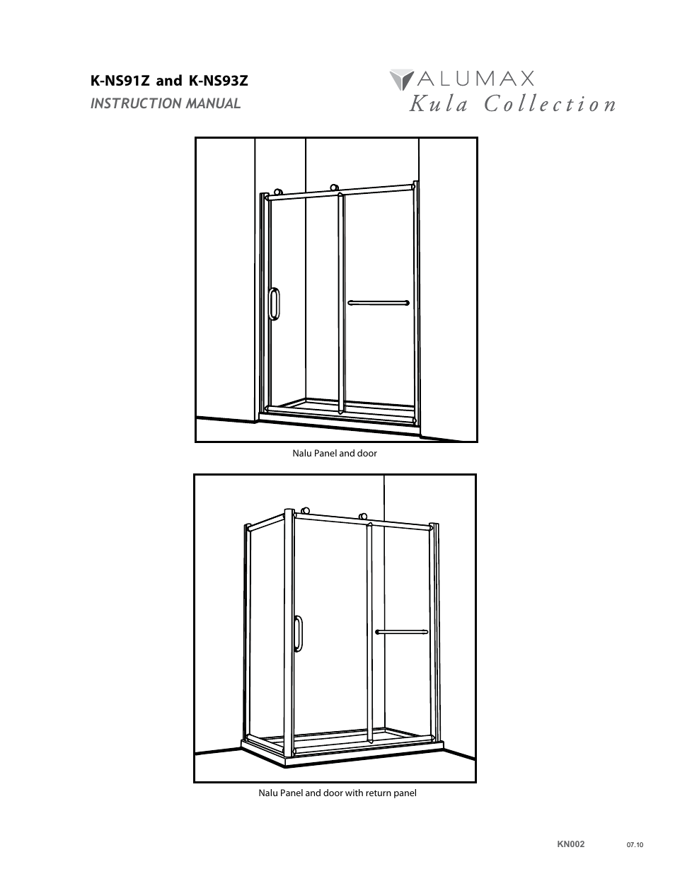 Alumax K-NS93Z User Manual | 23 pages