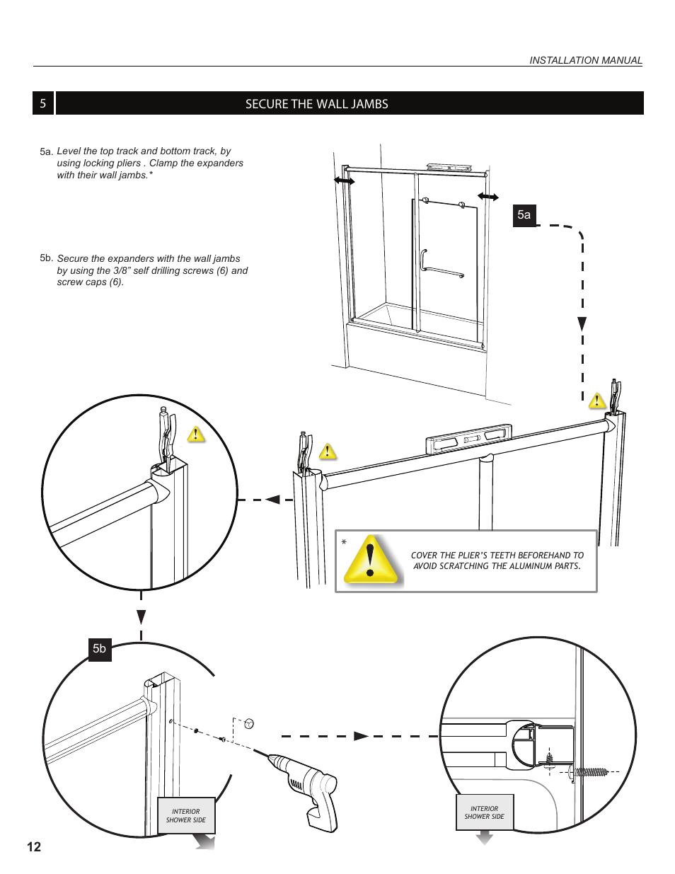 512 secure the wall jambs | Alumax K-NS91Z User Manual | Page 12 / 38