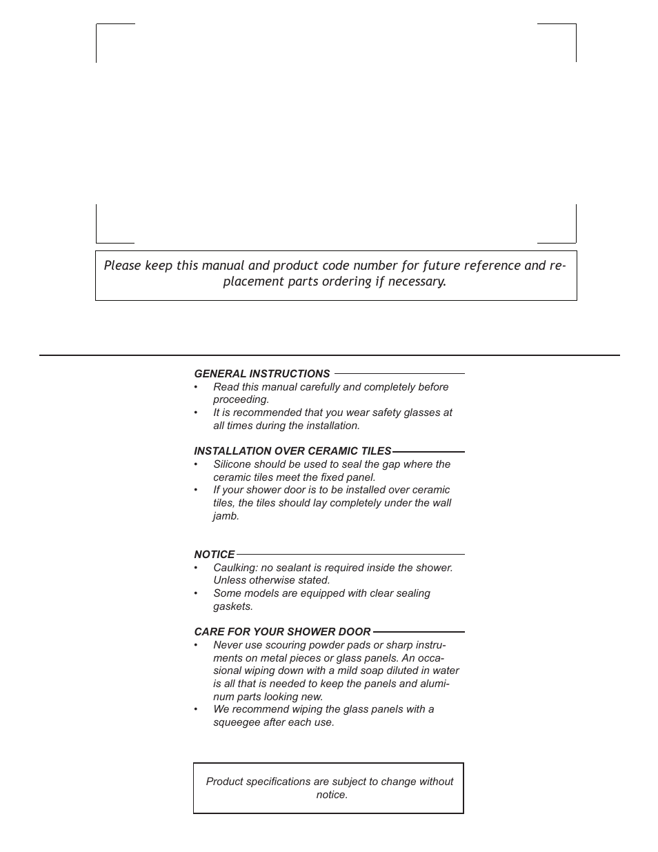 Alumax K-NS91Z User Manual | Page 3 / 38