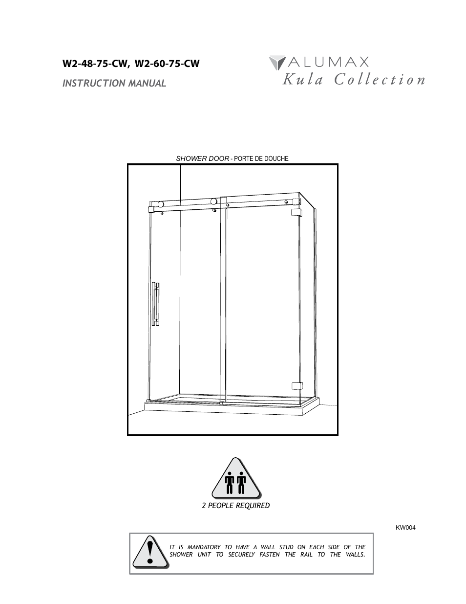 Alumax W2 CW User Manual | 22 pages