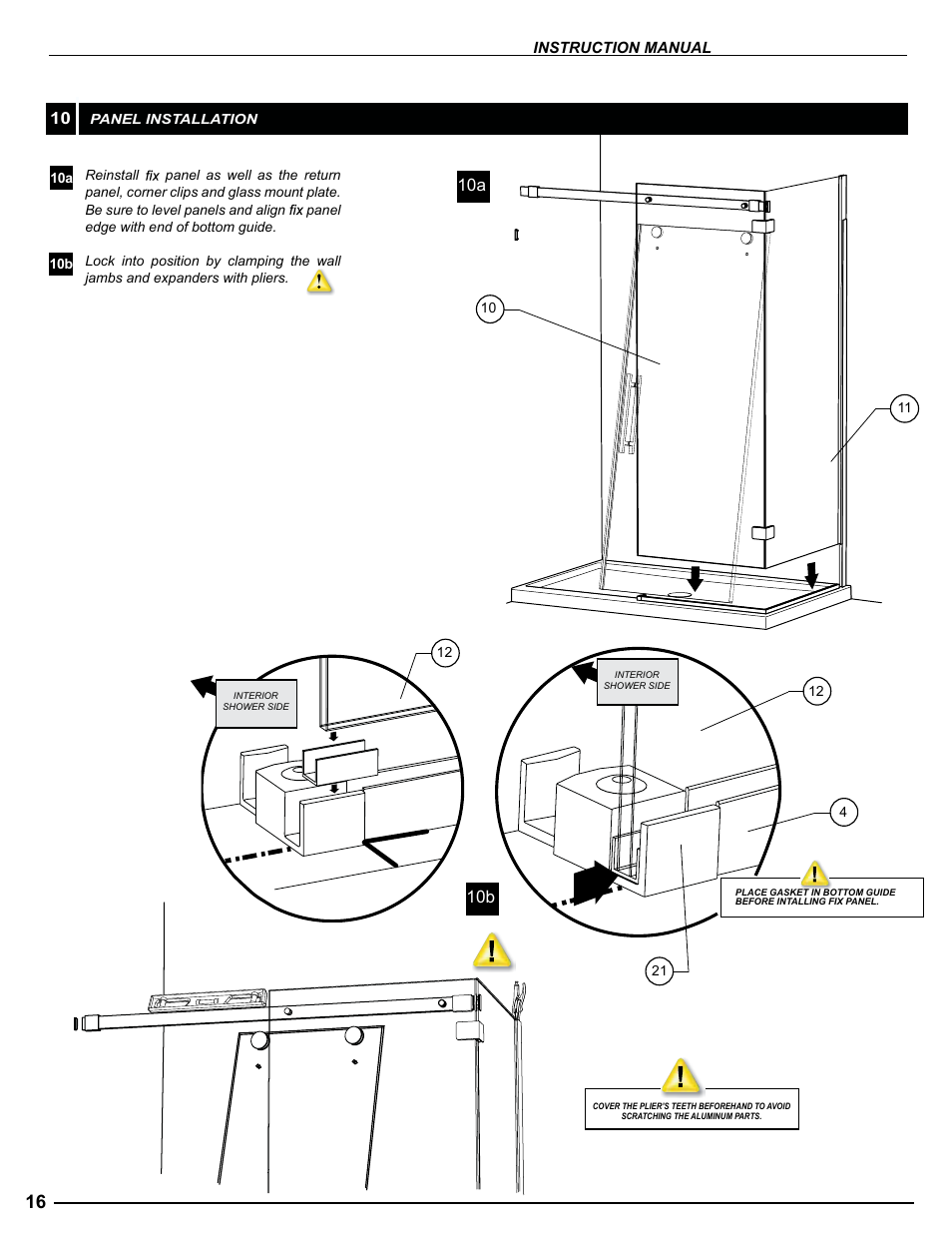 10a 10b | Alumax W2 CW User Manual | Page 16 / 22