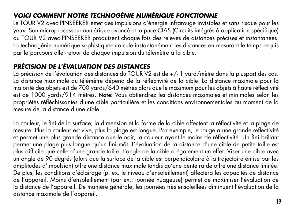 Bushnell TOURV2 201929 User Manual | Page 19 / 96