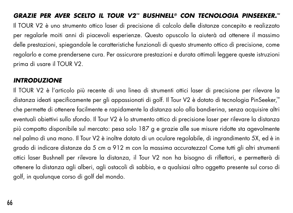 Bushnell TOURV2 201929 User Manual | Page 66 / 96