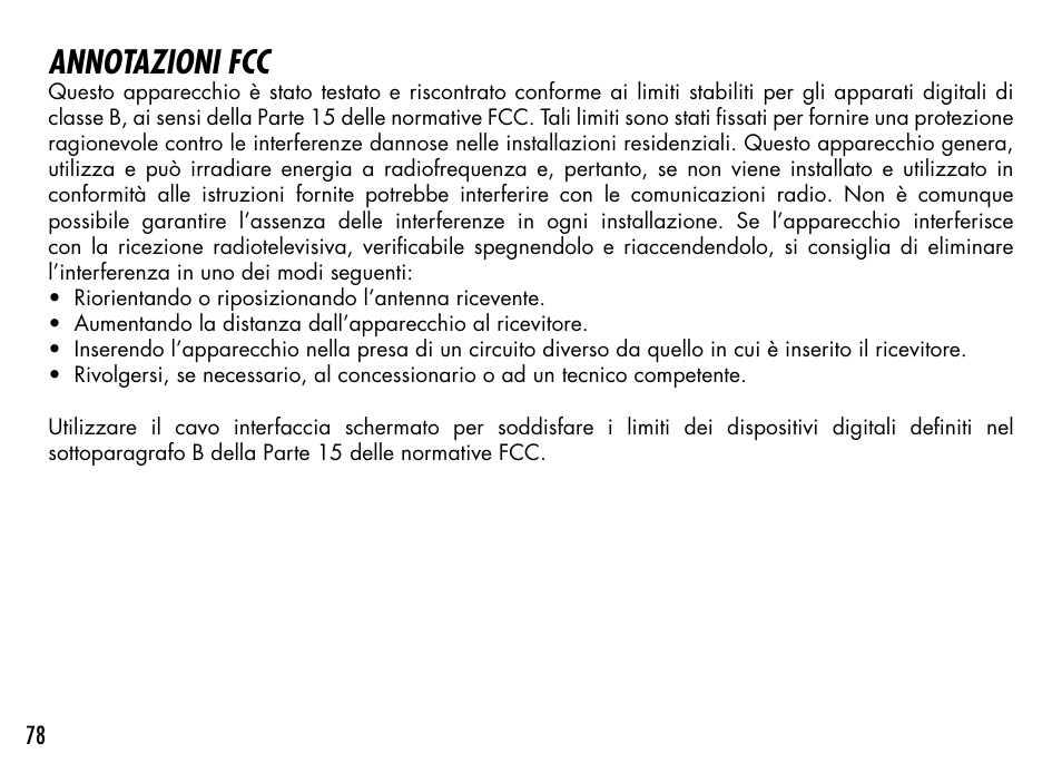 Annotazioni fcc | Bushnell TOURV2 201929 User Manual | Page 78 / 96