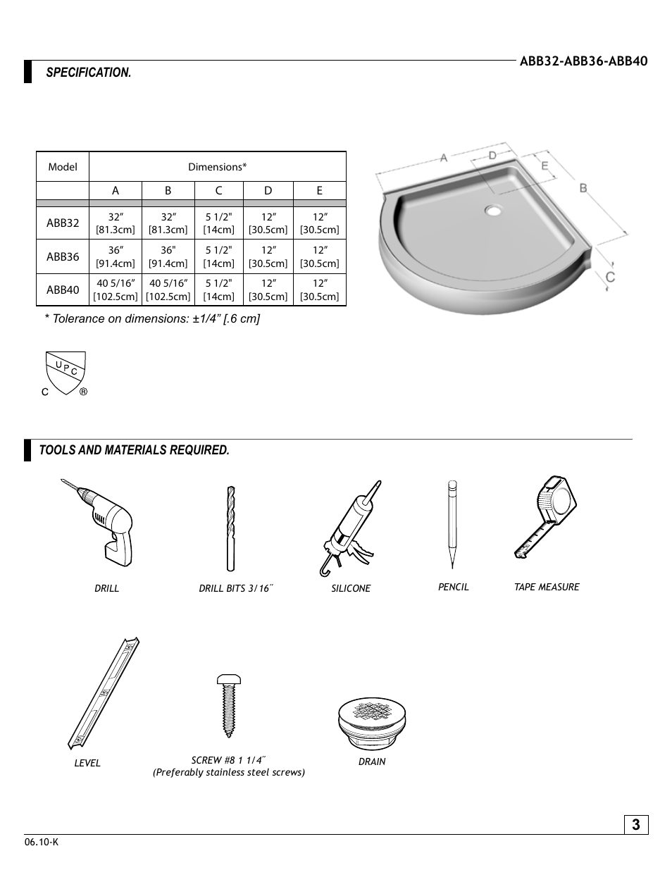 Alumax ABB Series User Manual | Page 3 / 6