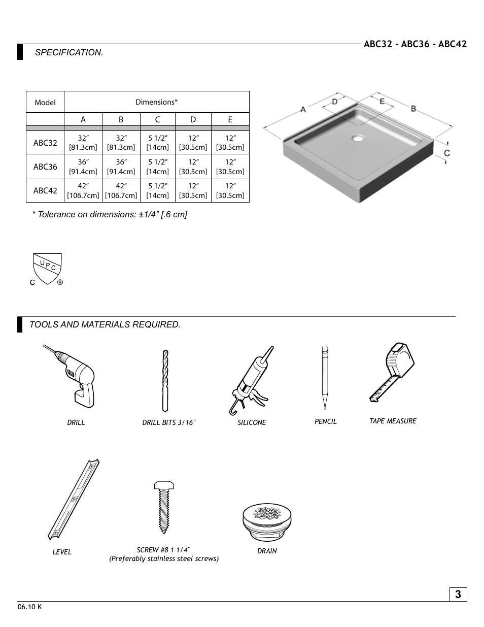 Alumax ABC Series User Manual | Page 3 / 12