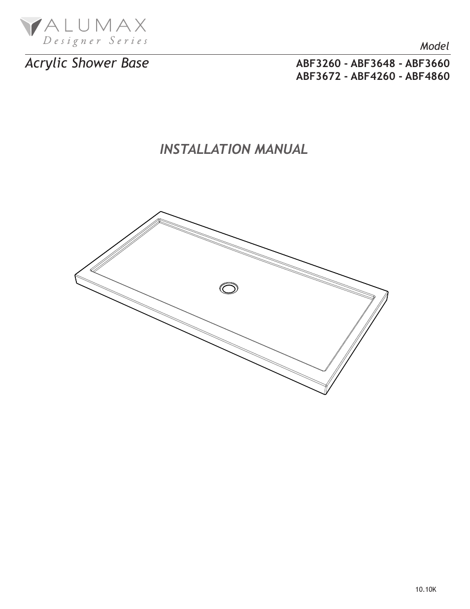 Alumax ABF Series User Manual | 8 pages