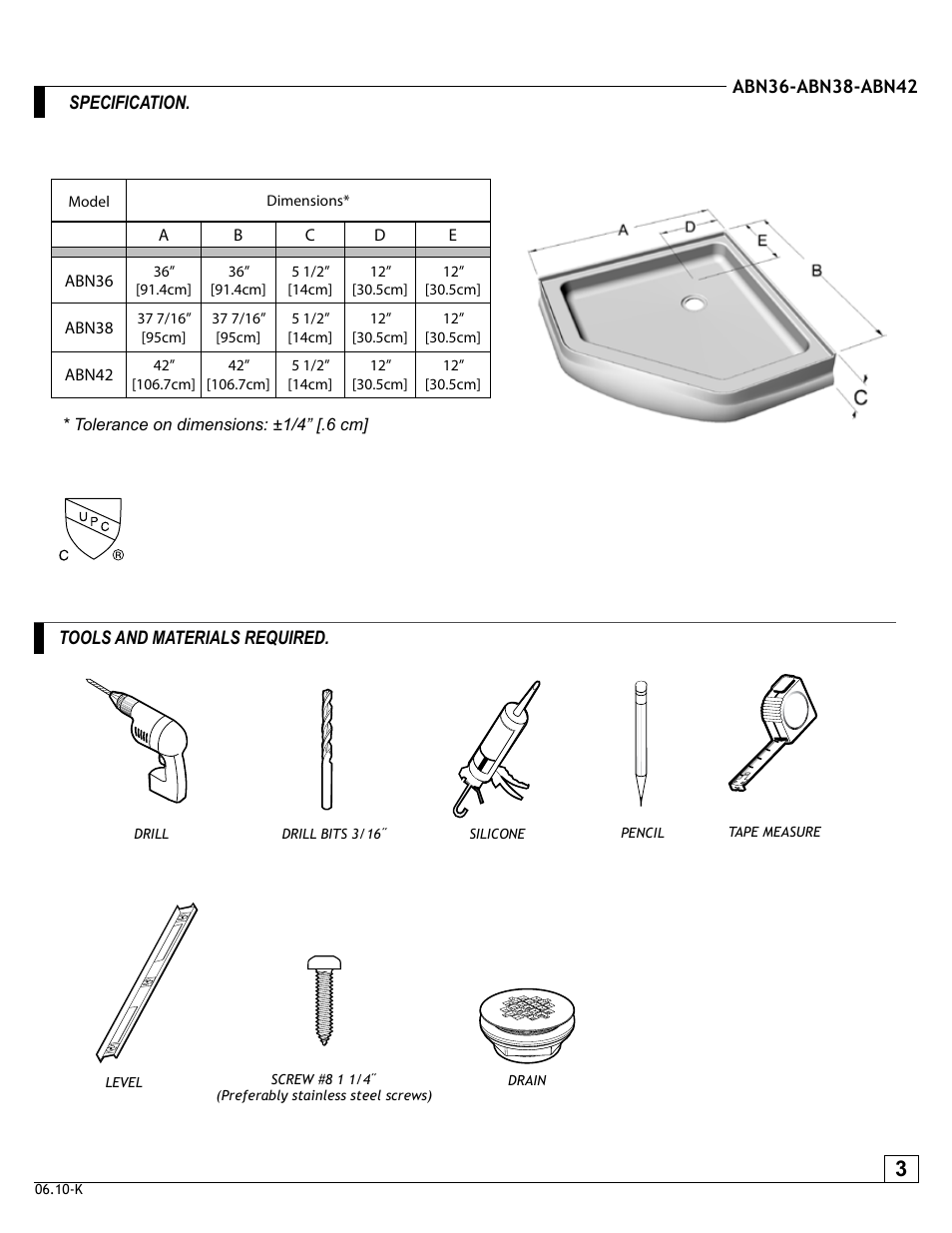 Alumax ABN Series User Manual | Page 3 / 6