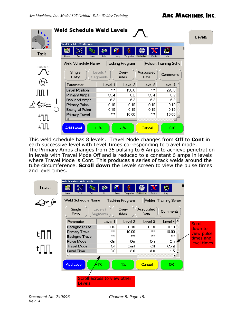 Arc Machines 307 User Manual | Page 103 / 190