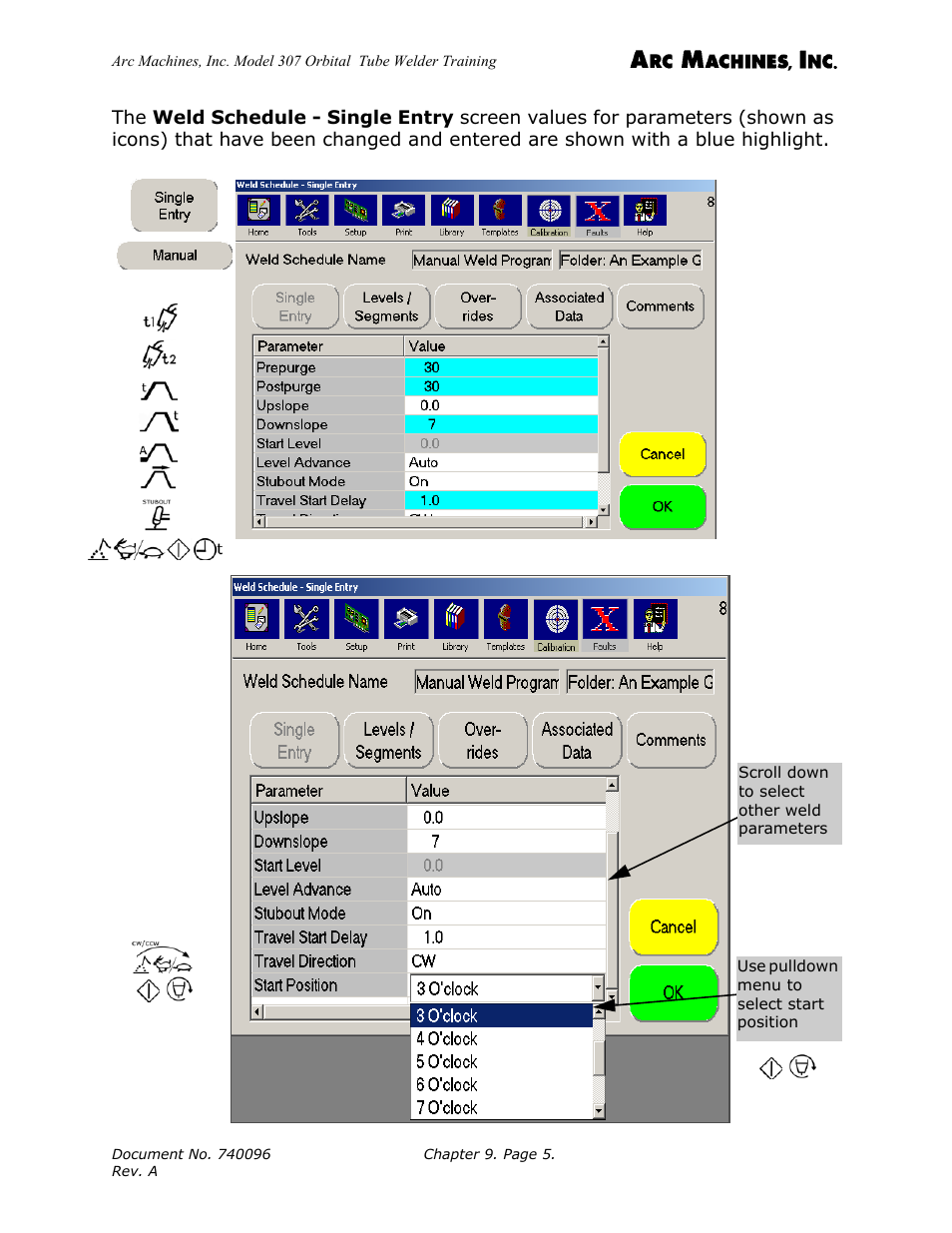 Arc Machines 307 User Manual | Page 109 / 190