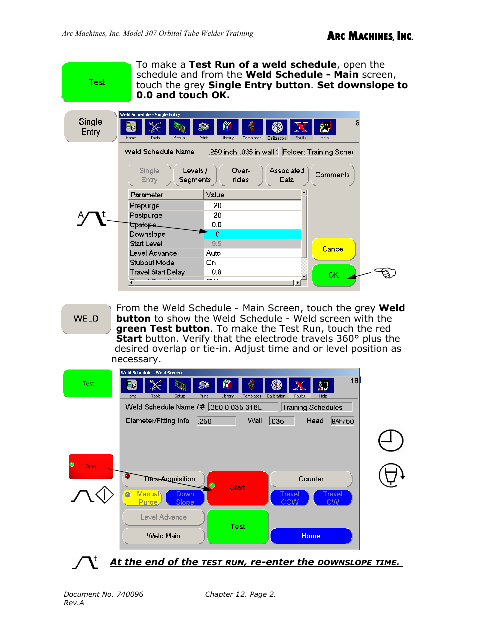 Arc Machines 307 User Manual | Page 131 / 190