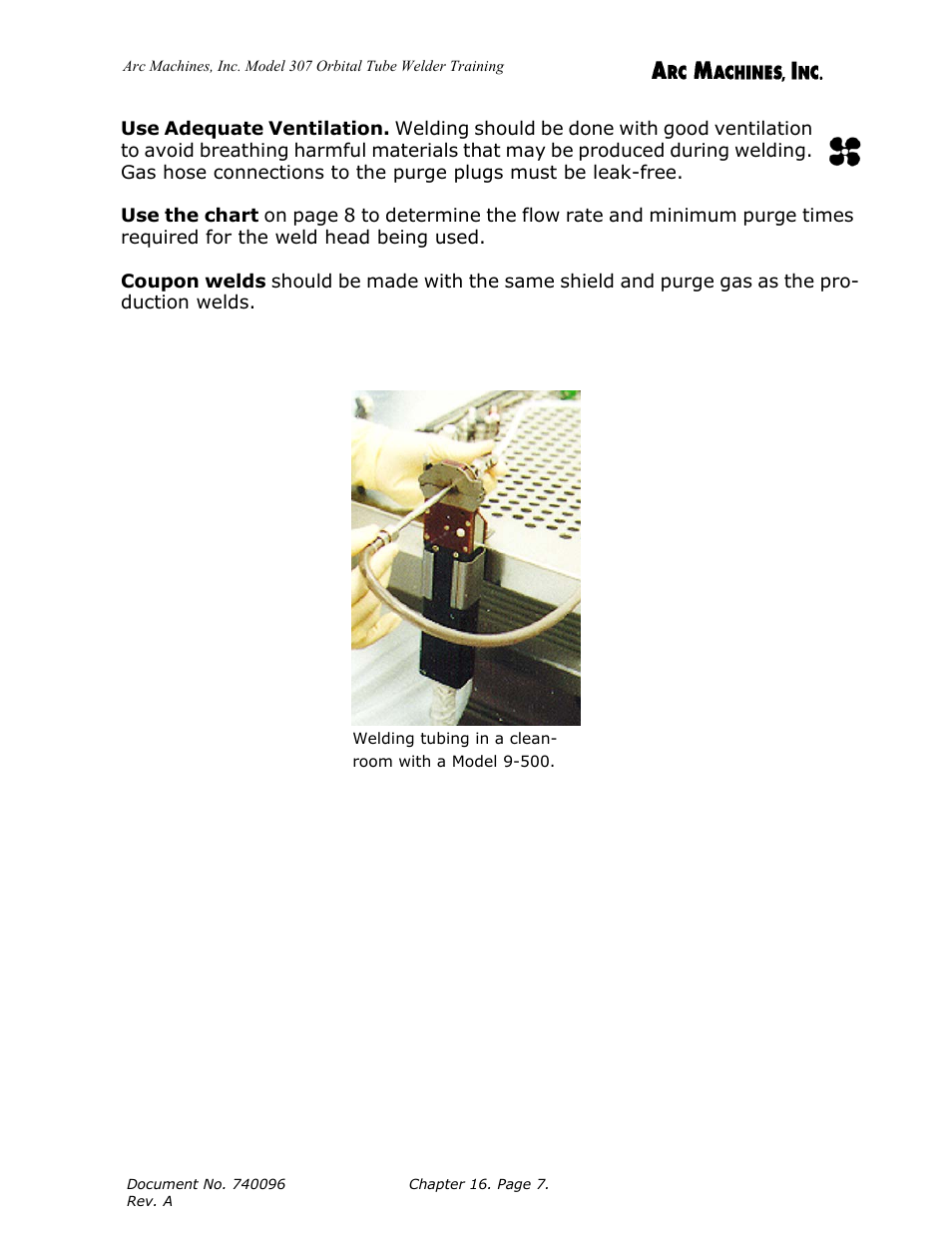 Arc Machines 307 User Manual | Page 160 / 190