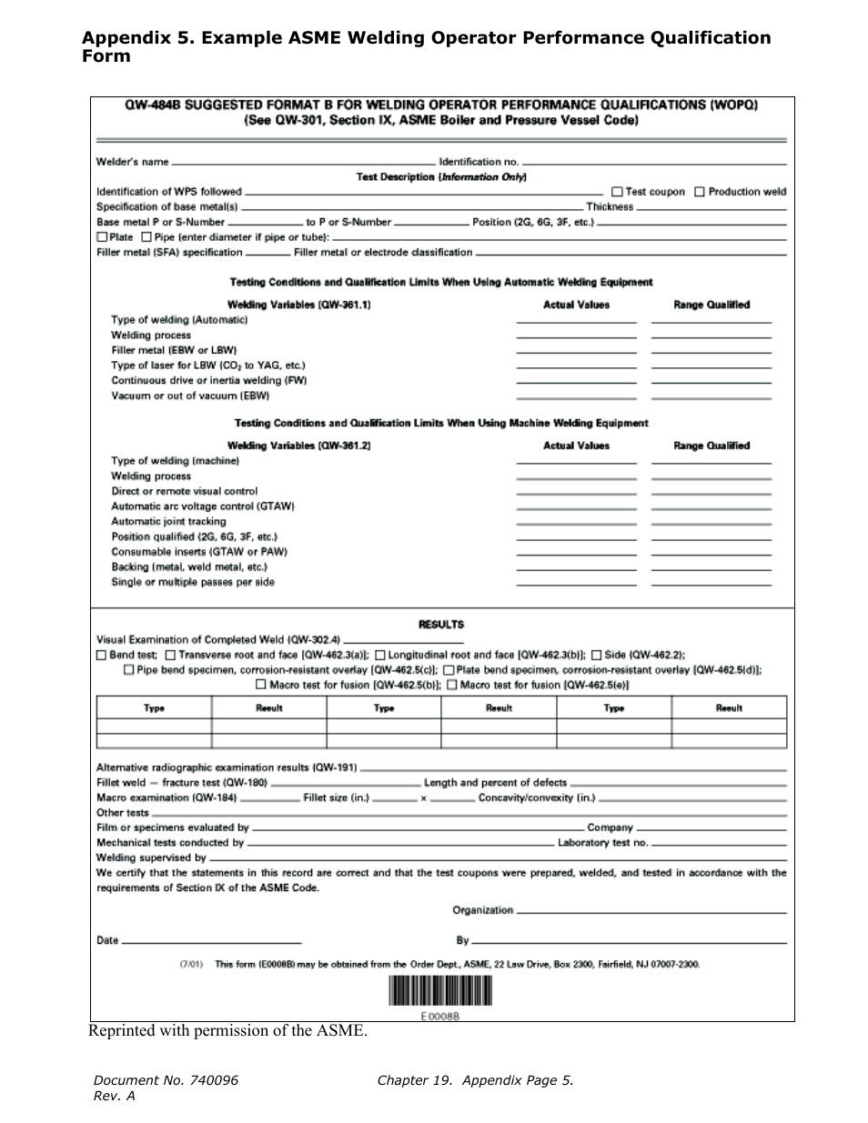 Arc Machines 307 User Manual | Page 185 / 190