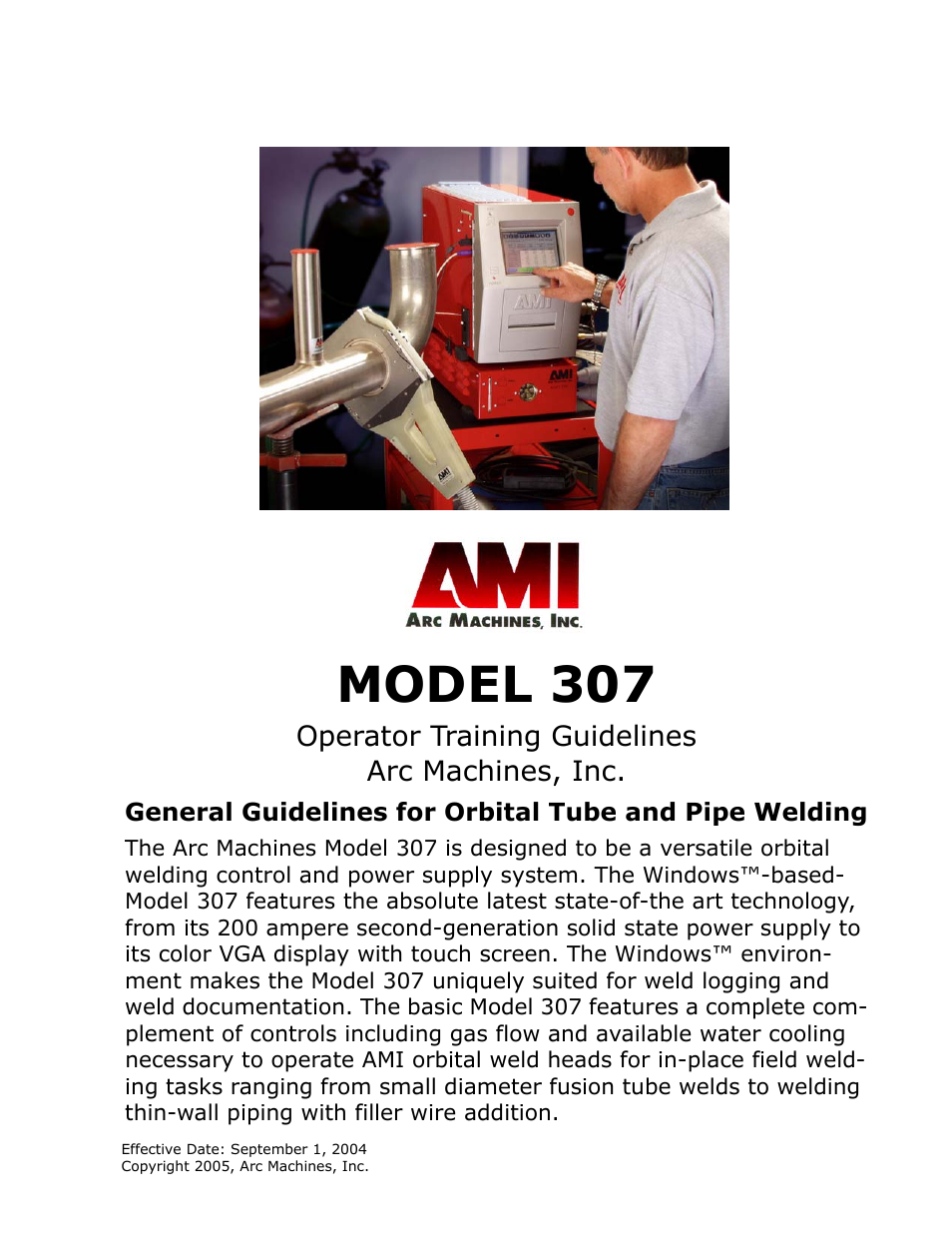 Model 307 | Arc Machines 307 User Manual | Page 3 / 190