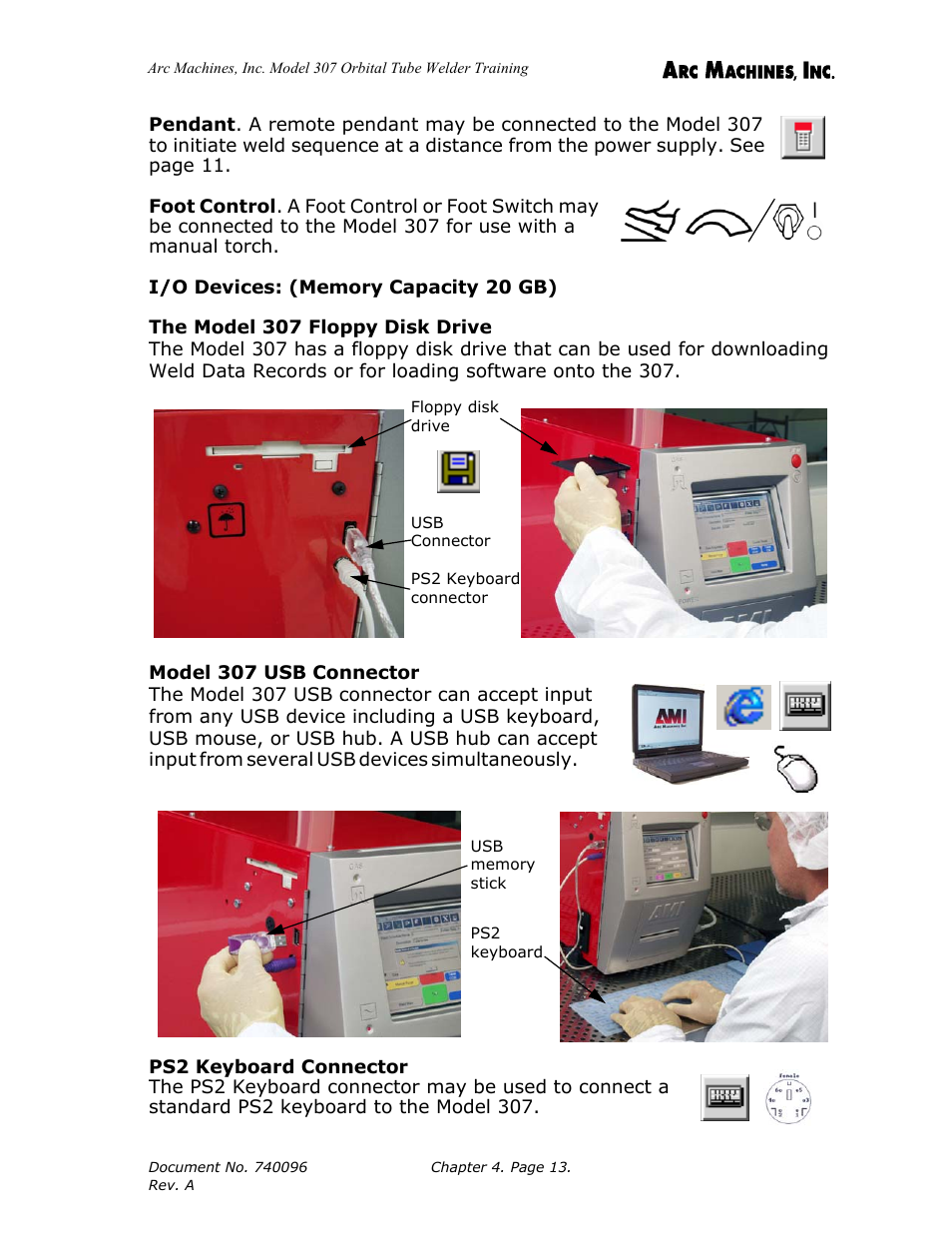 Arc Machines 307 User Manual | Page 47 / 190