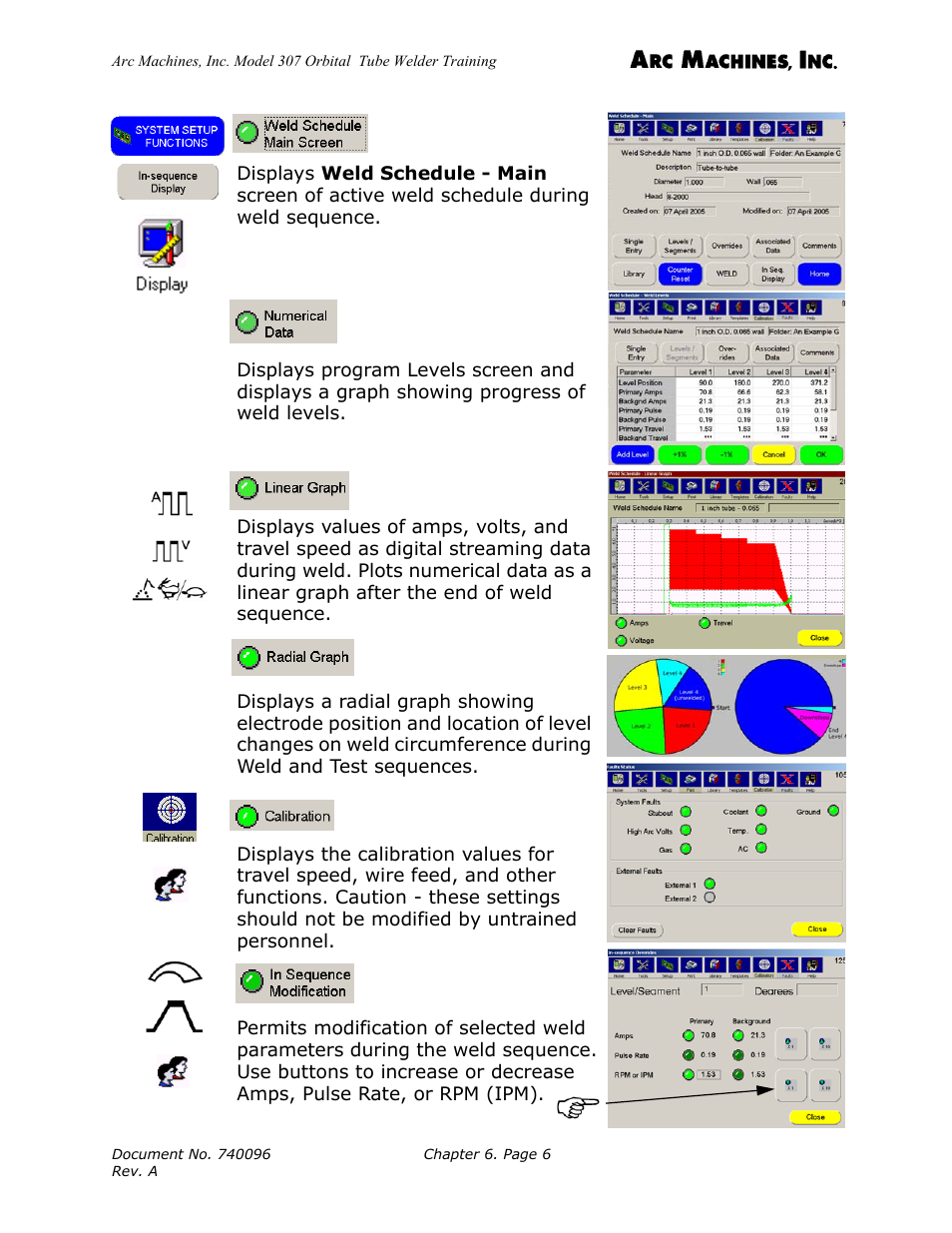 Arc Machines 307 User Manual | Page 62 / 190