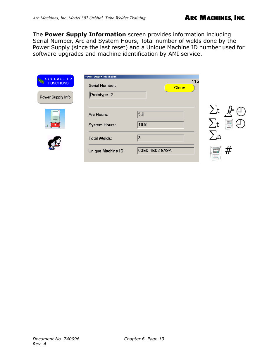 Arc Machines 307 User Manual | Page 69 / 190