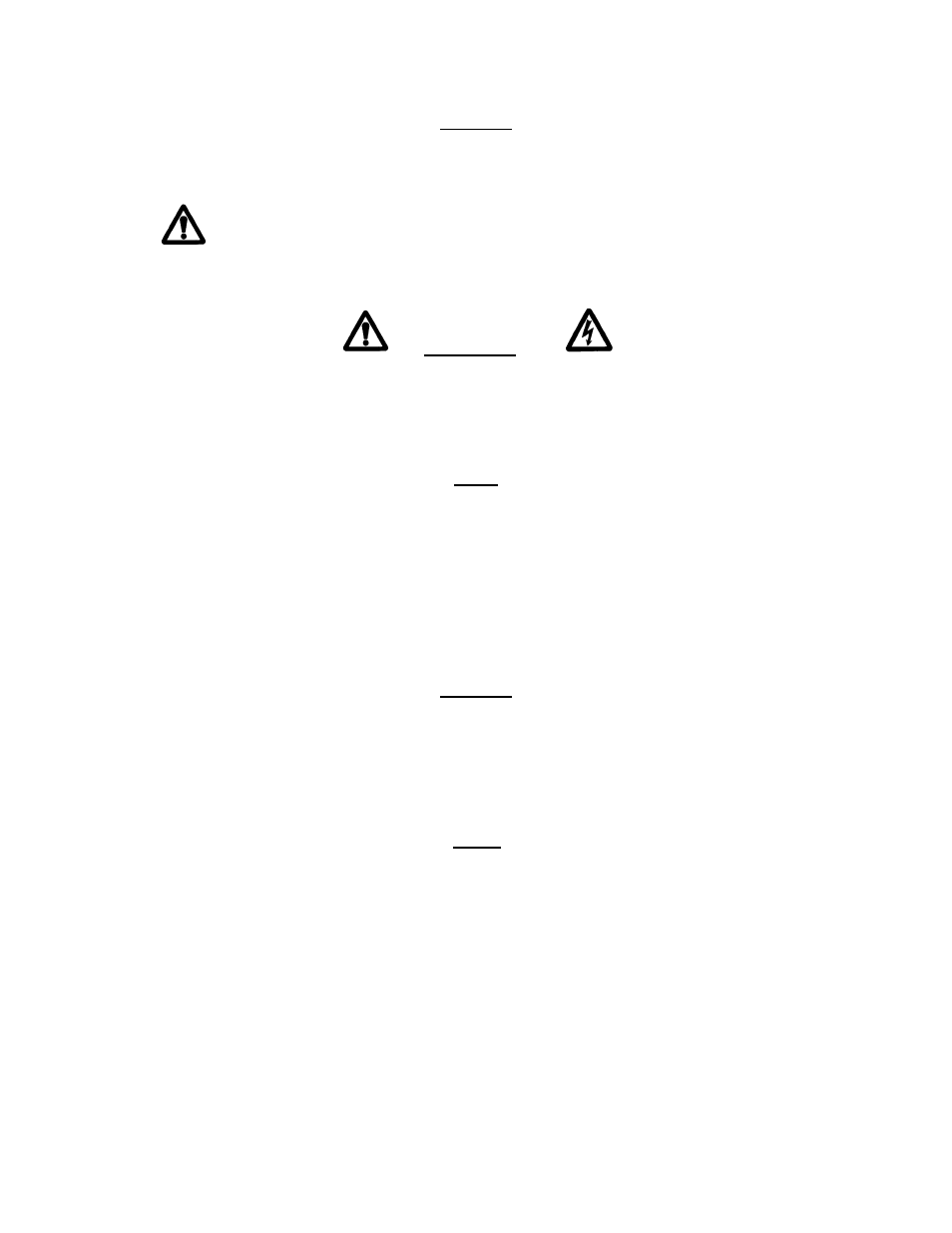 Warning | Arc Machines 415 WDR User Manual | Page 18 / 53