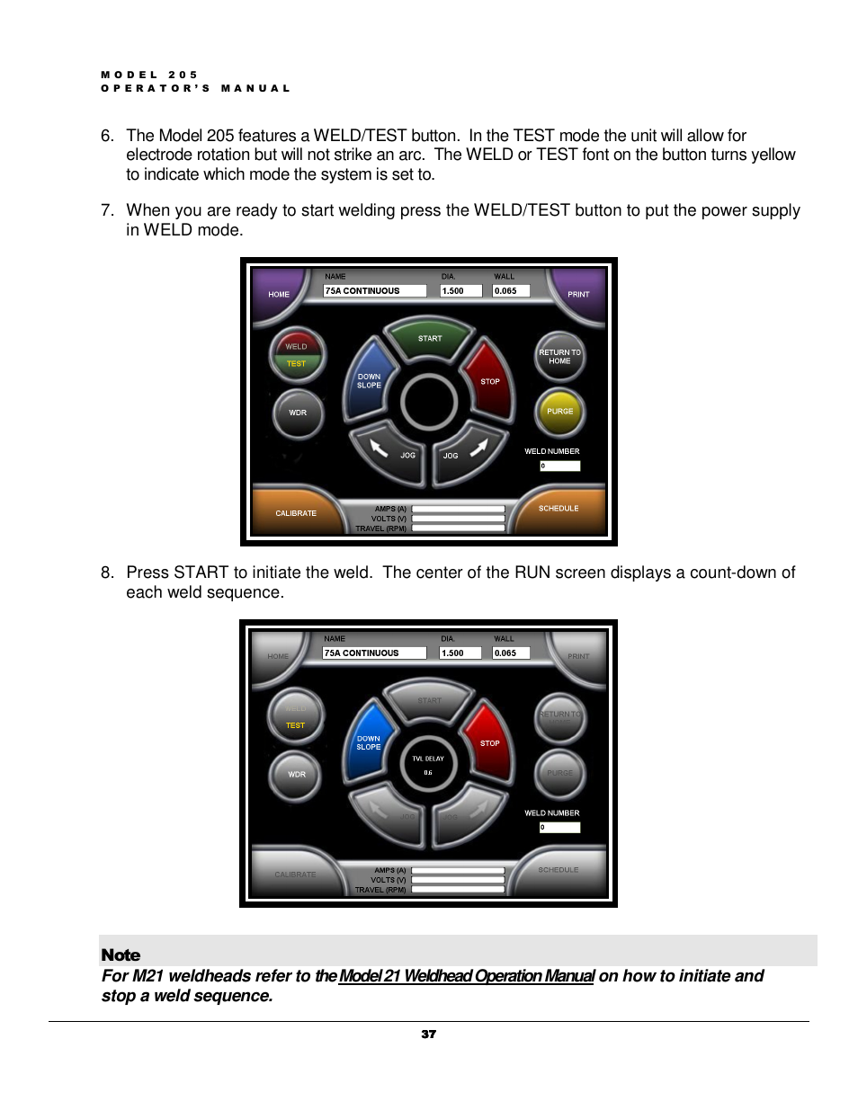 Arc Machines 205 WDR User Manual | Page 41 / 59