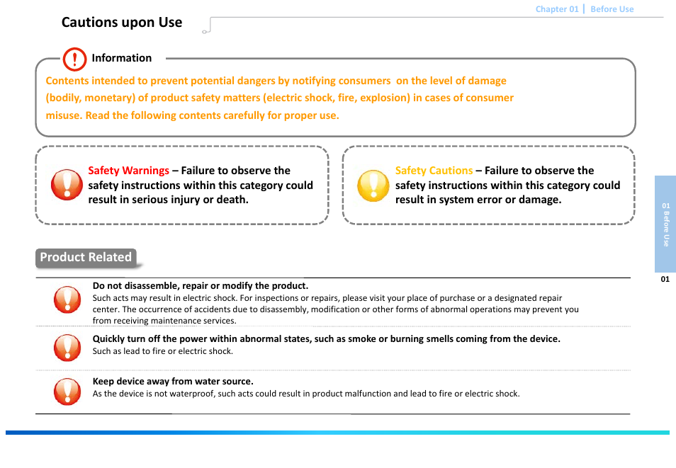 Slide number 3, Cautions upon use, Product related | Astak G660 DashPro2Channel - User Manual User Manual | Page 3 / 34