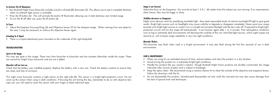 Bushnell 26-3150 User Manual | Page 4 / 21