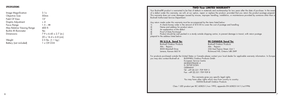 Bushnell 26-3150 User Manual | Page 5 / 21