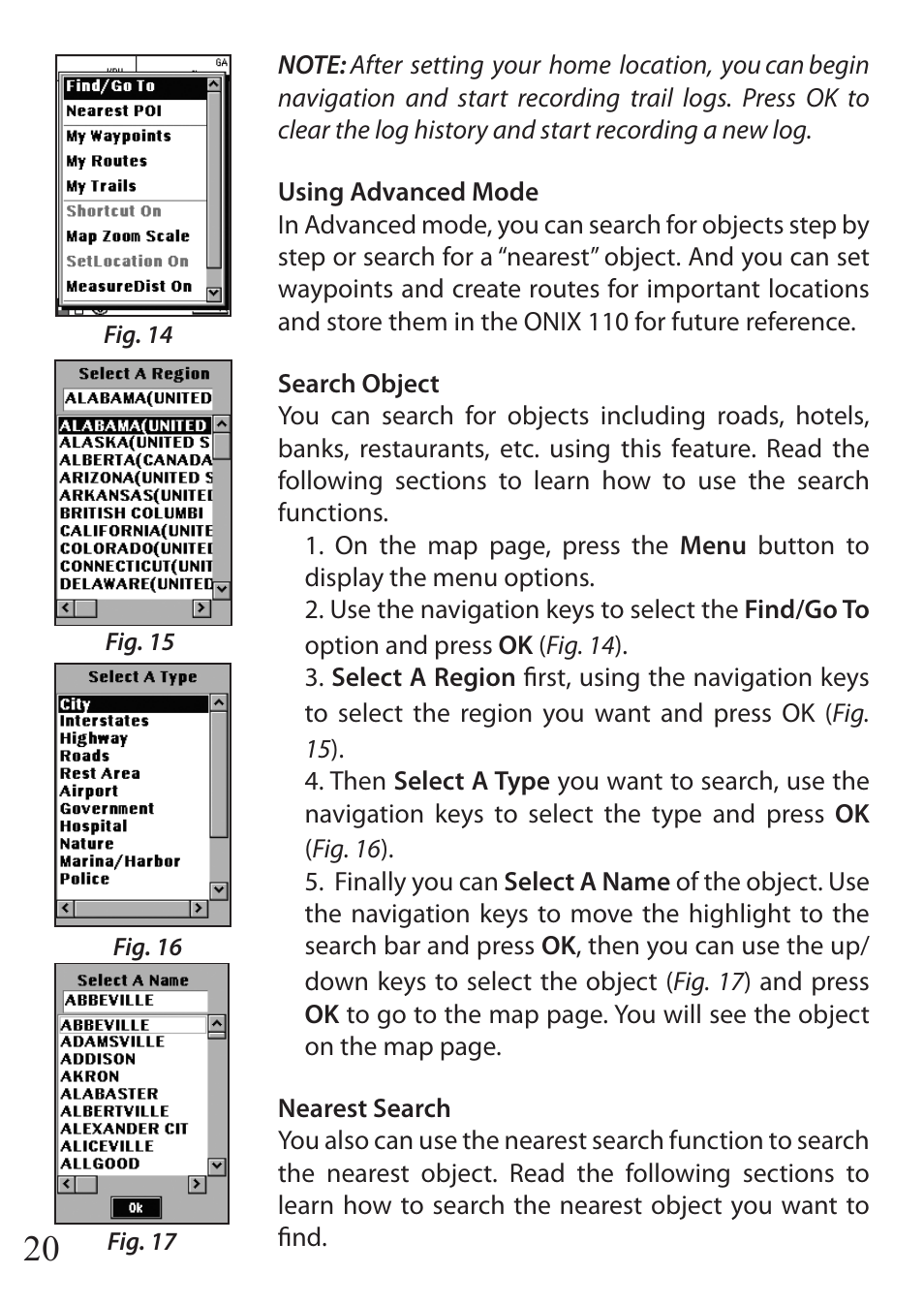 Bushnell ONIX 110 User Manual | Page 20 / 60