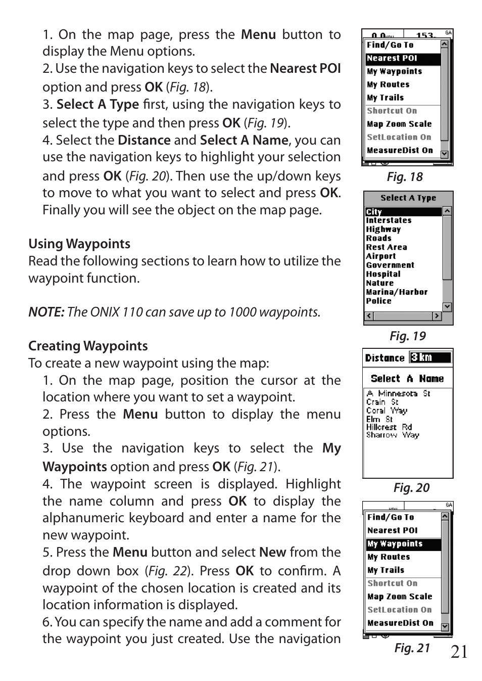 Bushnell ONIX 110 User Manual | Page 21 / 60