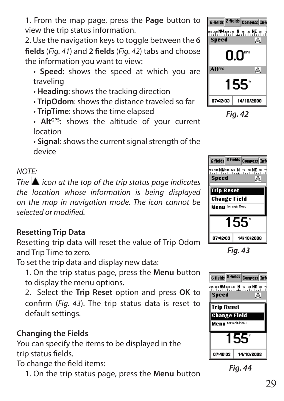 Bushnell ONIX 110 User Manual | Page 29 / 60