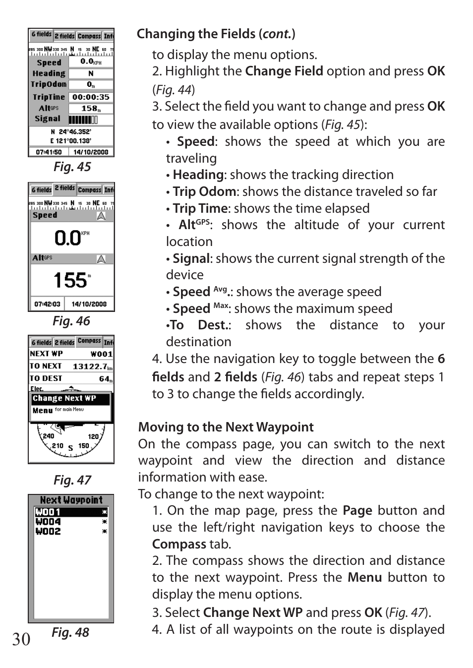 Bushnell ONIX 110 User Manual | Page 30 / 60
