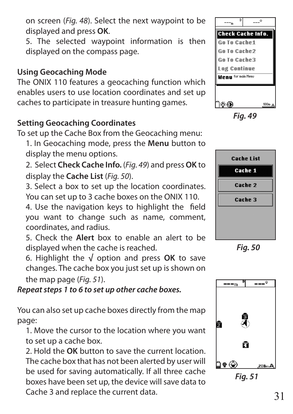 Bushnell ONIX 110 User Manual | Page 31 / 60
