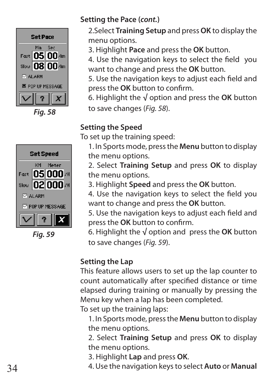 Bushnell ONIX 110 User Manual | Page 34 / 60