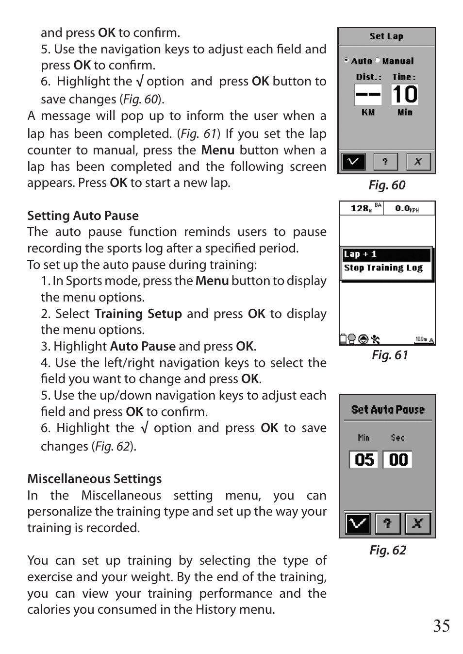 Bushnell ONIX 110 User Manual | Page 35 / 60