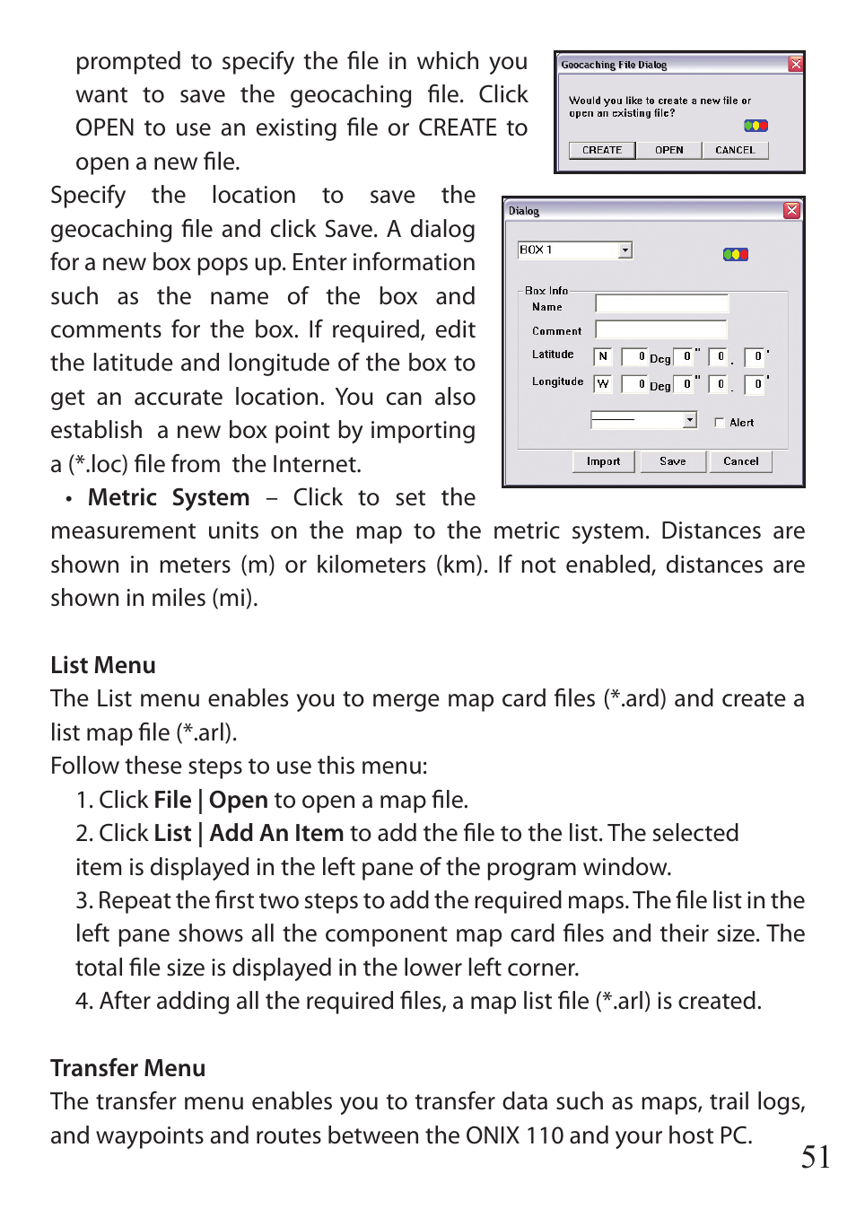 Bushnell ONIX 110 User Manual | Page 51 / 60