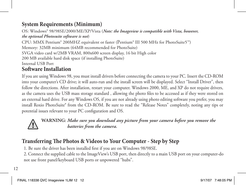 Bushnell 11-8338 User Manual | Page 12 / 20