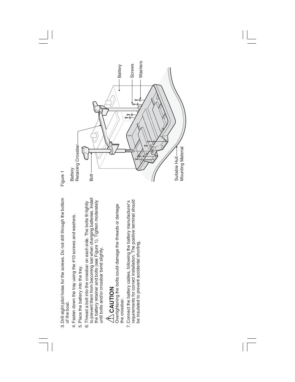 Caution | Attwood Battery Tray User Manual | Page 2 / 2