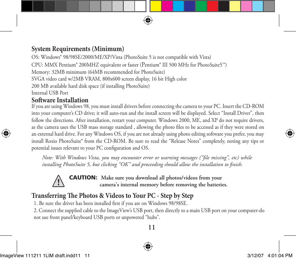 Bushnell ImageView 11-1211 User Manual | Page 11 / 20