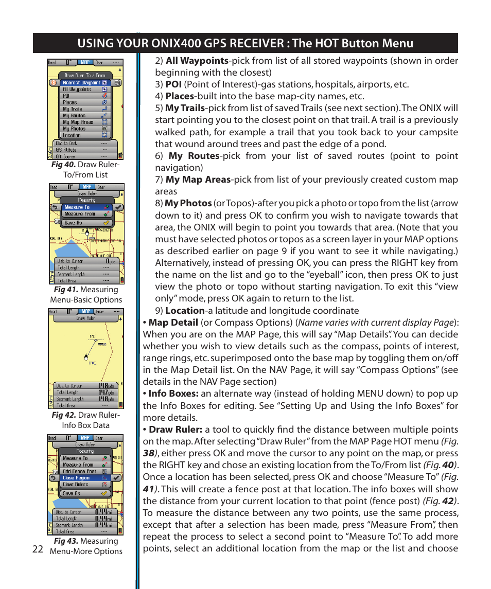Bushnell Onix 364000 User Manual | Page 22 / 32