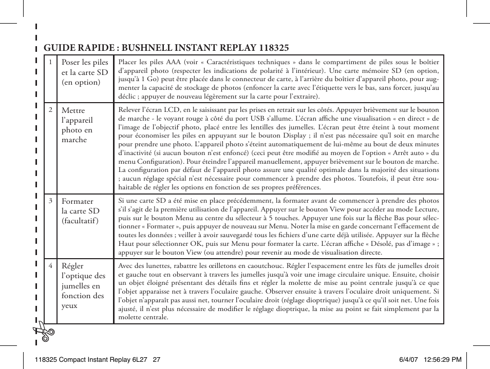 Bushnell 118325 User Manual | Page 27 / 138