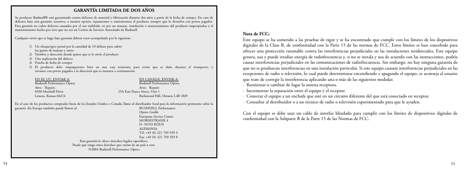 Bushnell 78-7351 User Manual | Page 28 / 57